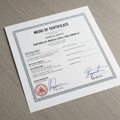 Medical Fitness Certificate for Occupational Health